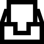 Inbox Paper 1555 SVG Icon